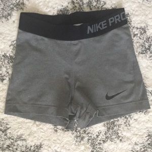 Nike Pro Grey Shorts